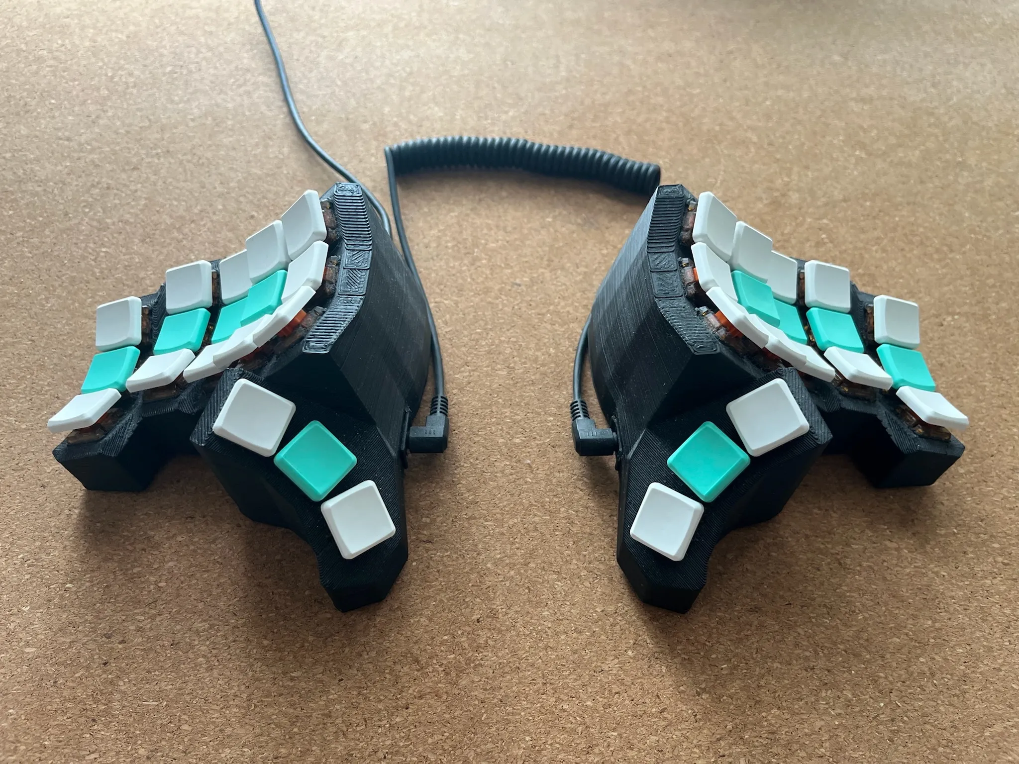 My custom Mecha Basilisk keyboard